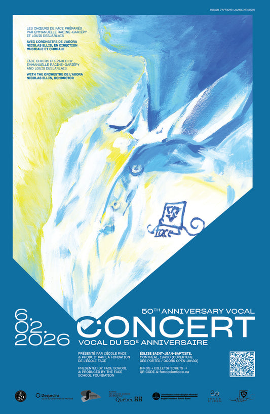 PRÉ-VENTE Captation vidéo - Grand Concert Vocal du 50e de FACE - 6 février 2026