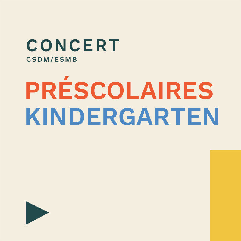 Juin 2017 | Concert vocal préscolaire (CSDM-ESMB) : La balade au coeur de Montréal